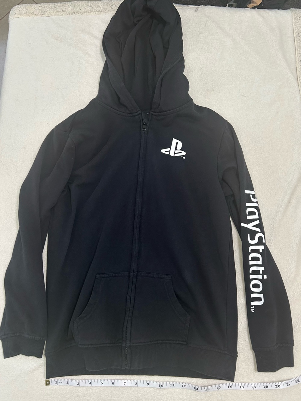 PlayStation Black Hoodie with Logo